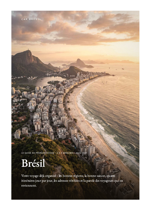 La couverture de Cap Brésil, le guide du premier voyage